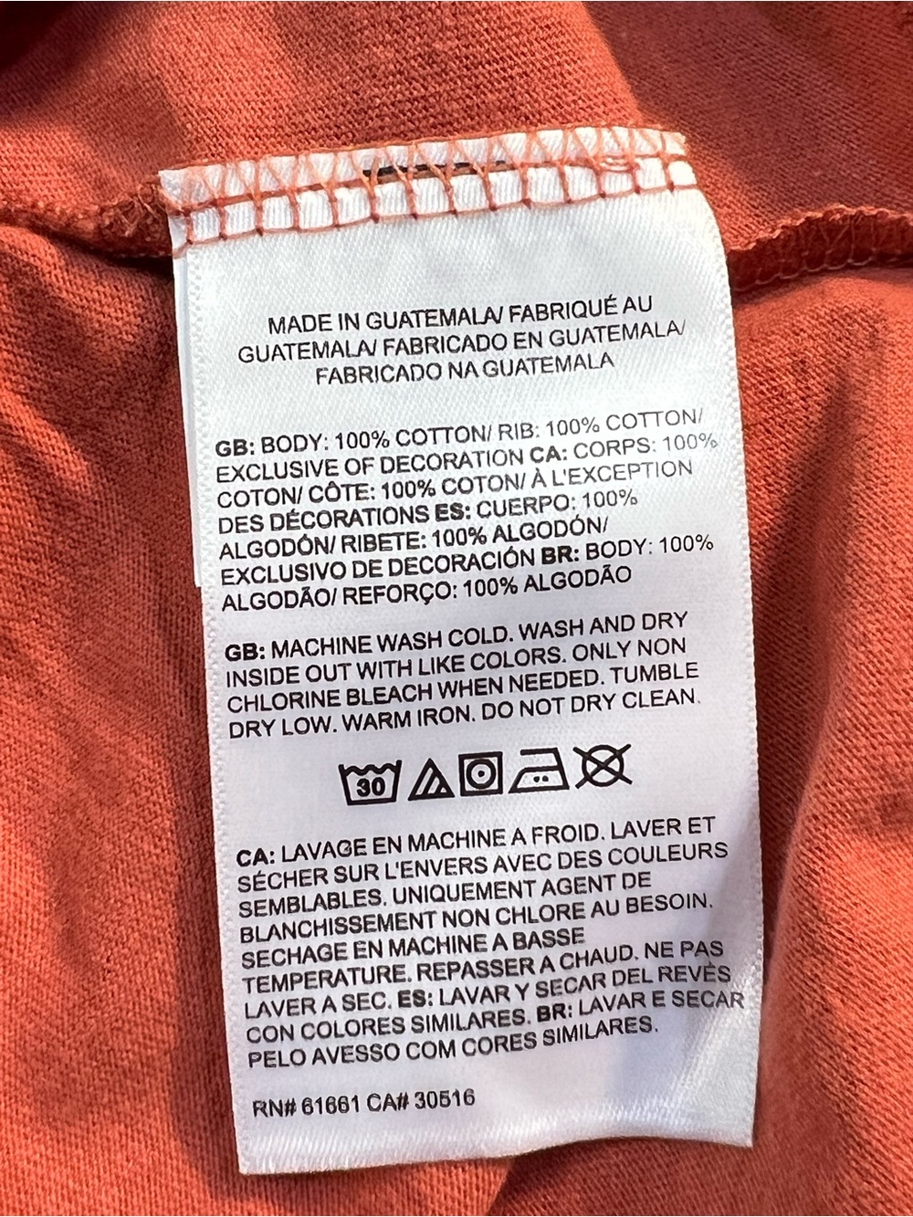 The North Face Evo Edge Short Sleeve Tee Women’s Medium Mars Dust Orange Relaxed - Picture 8 of 10
